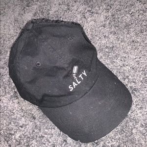 black “salty” hat